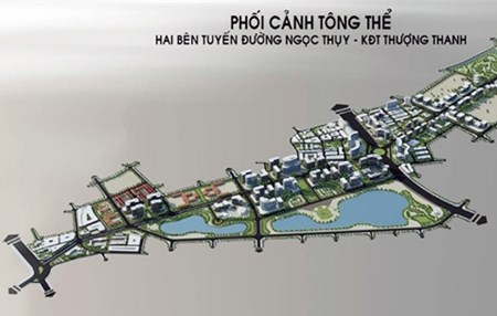 quy hoạch chi tiết 2 bên đê Ngọc Thụy đến KĐT Thượng Thanh, tỷ lệ 1/500